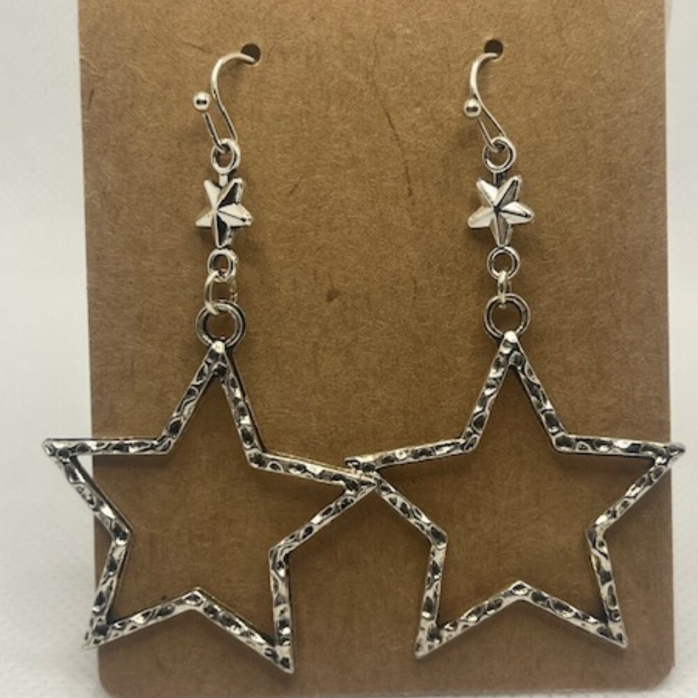 Double Star Earrings